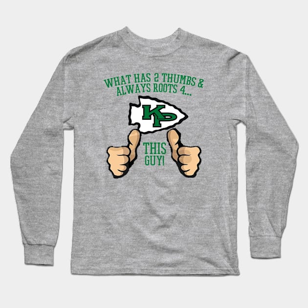 What has 2 thumbs and roots for King Philip, THIS GUY Long Sleeve T-Shirt by ArmChairQBGraphics